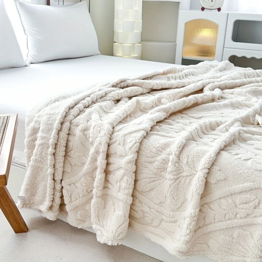 Paris Weave Jacquard Fleece Deken