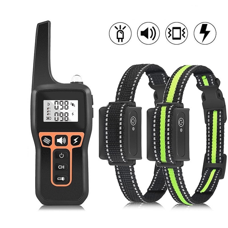 ZenRidge Waterdichte Trainingshalsband Voor Honden Tot 1000 Meter Oplaadbaar