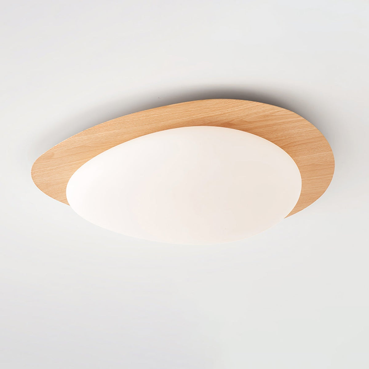 Quisti Pebble Walnoot Plafondlamp