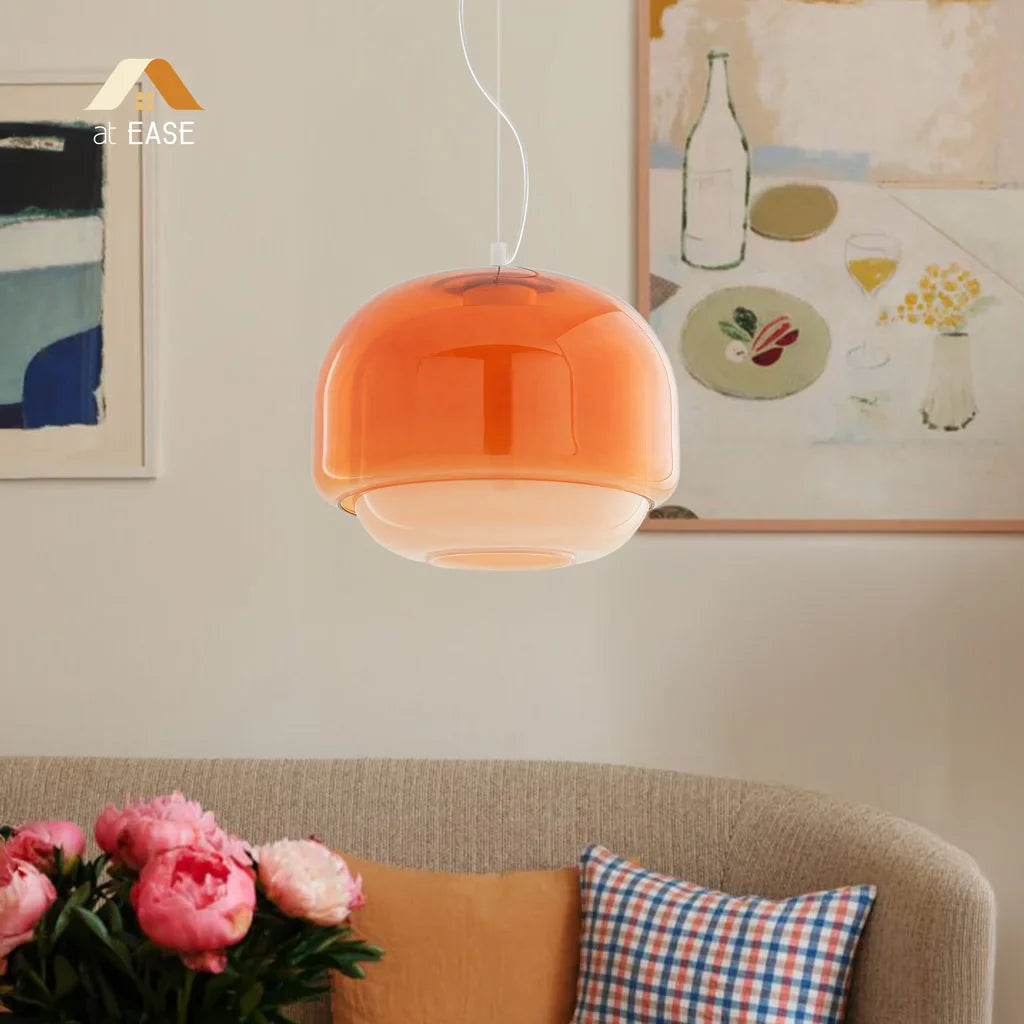 Pericles Sferische Kleurrijke Glazen Hanglamp