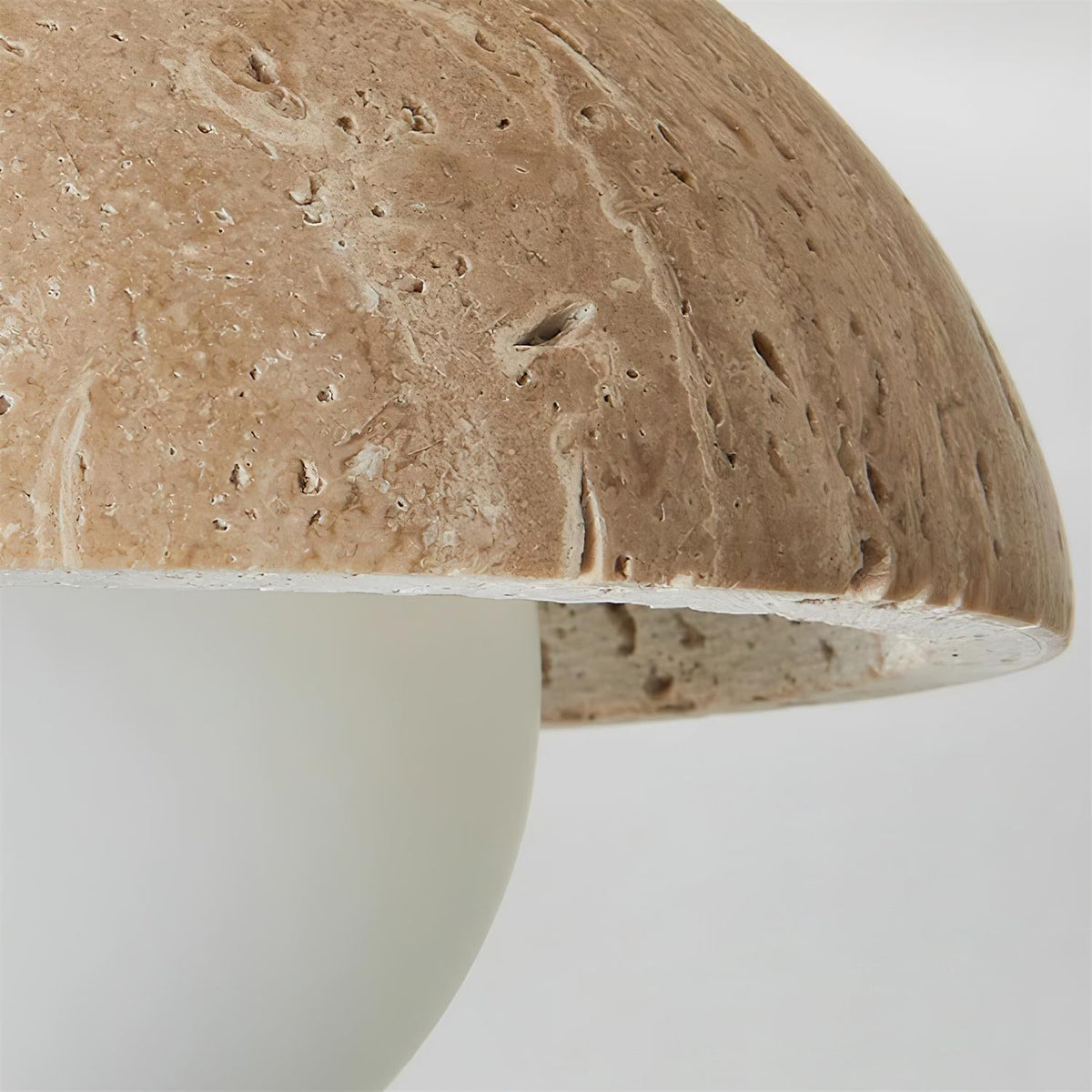 Mysa Minimalistische Travertin Plafondlamp