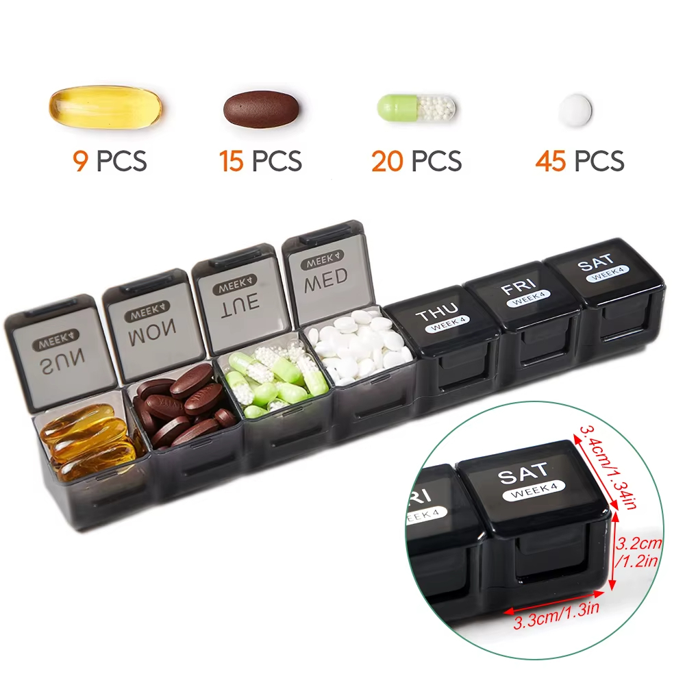 Pillerbox 4 weken met dagelijkse dosering (4x7dagen)