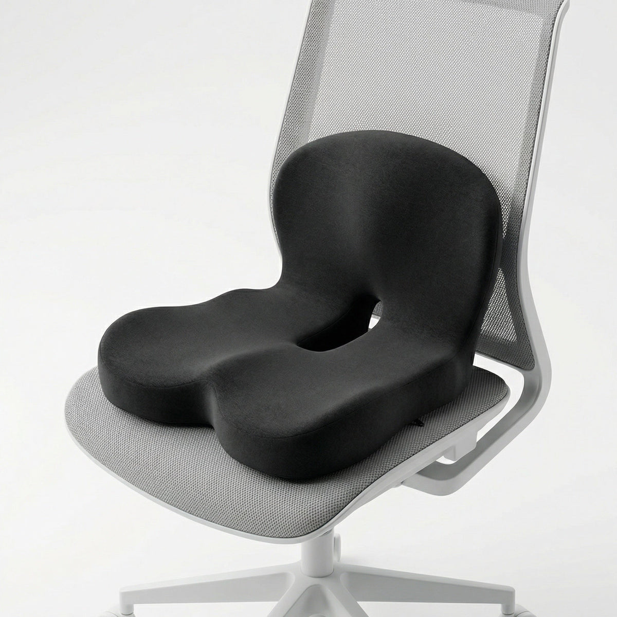 Zitkussen – Ergonomische Vorm met Ademend Geheugenschuim & Antislip Onderzijde