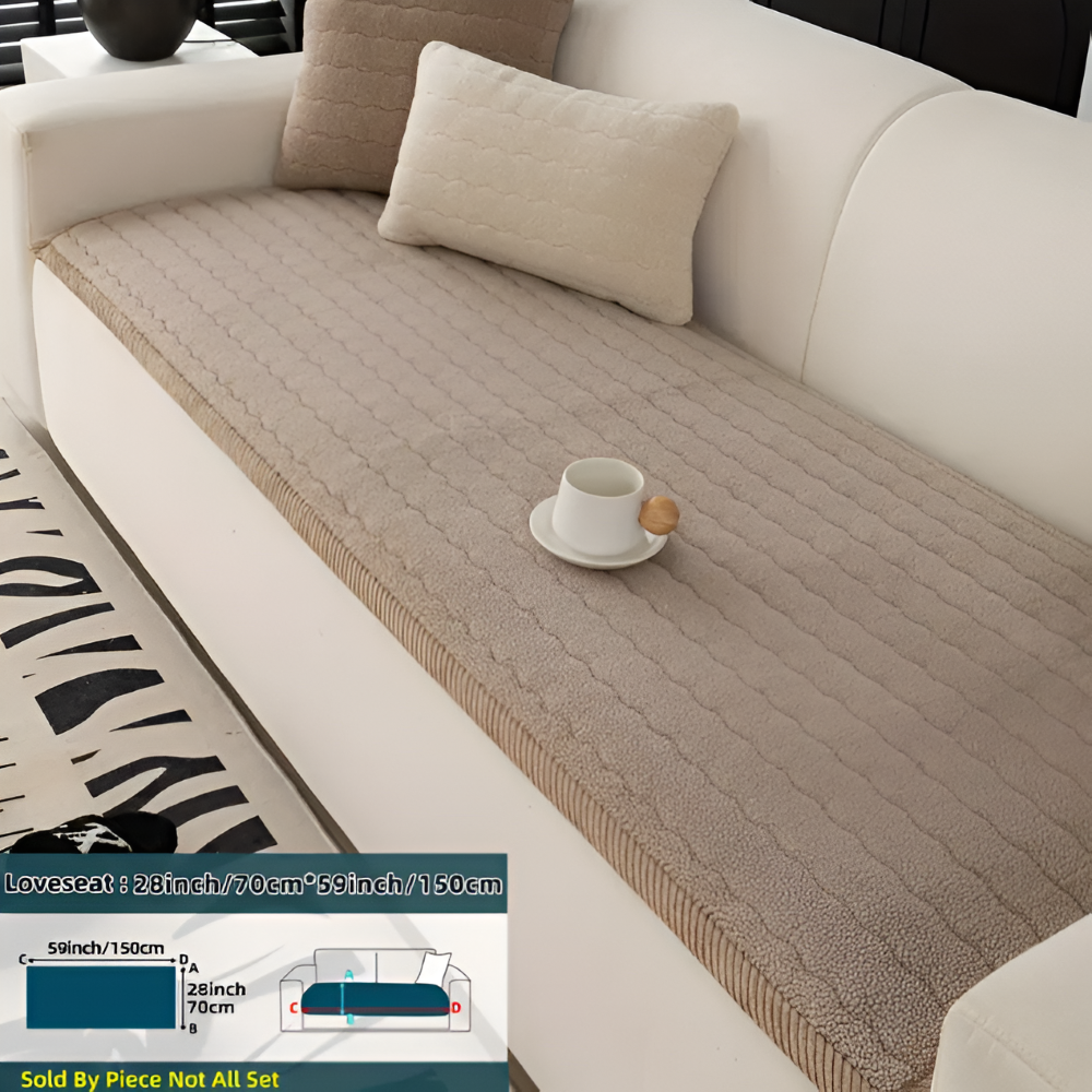 PolyesPlush - Zacht, Antislip en Huisdiervriendelijk Sofa Cover