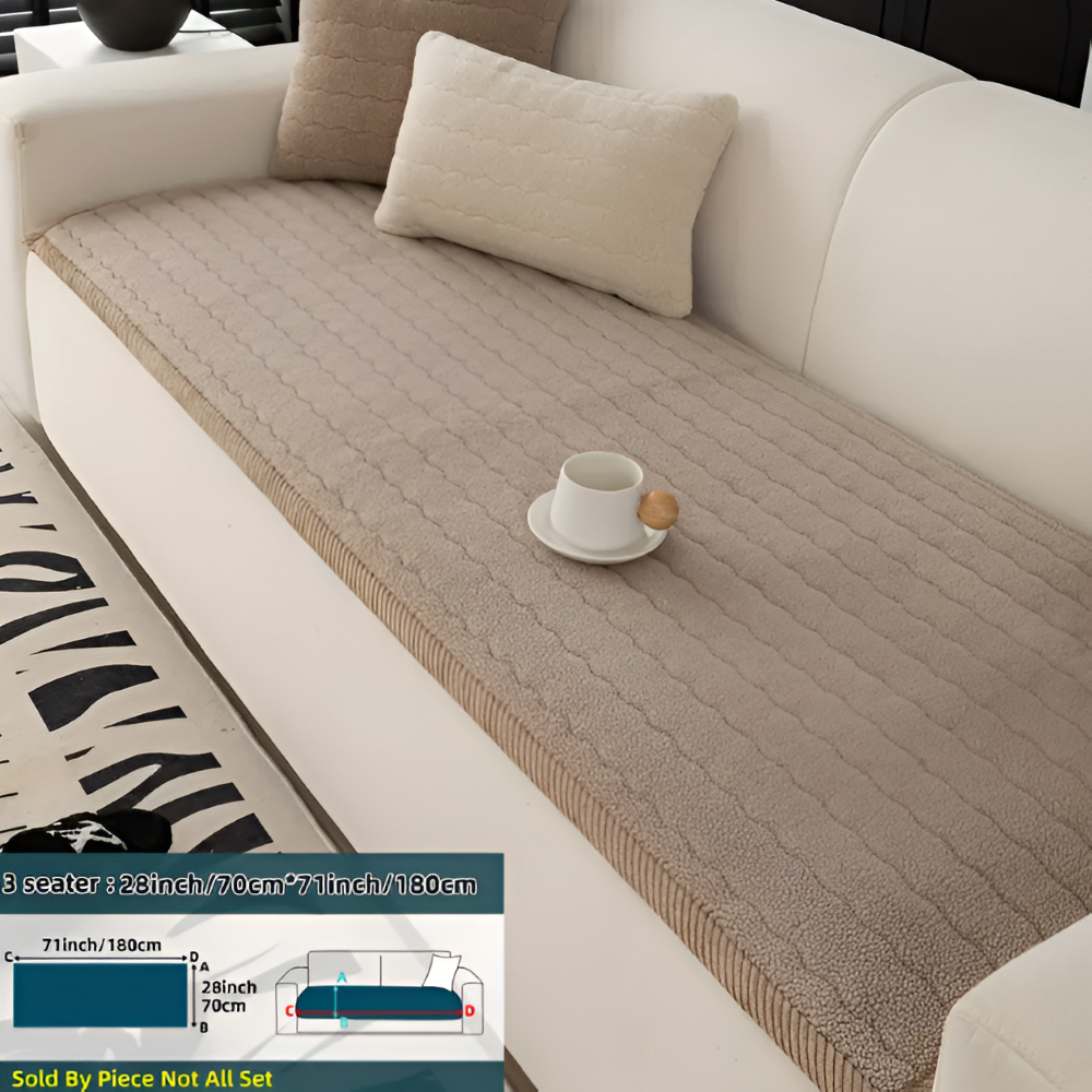 PolyesPlush - Zacht, Antislip en Huisdiervriendelijk Sofa Cover