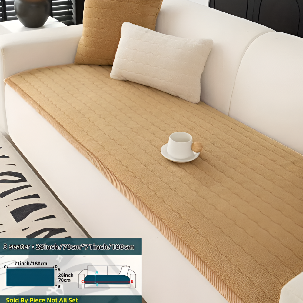 PolyesPlush - Zacht, Antislip en Huisdiervriendelijk Sofa Cover