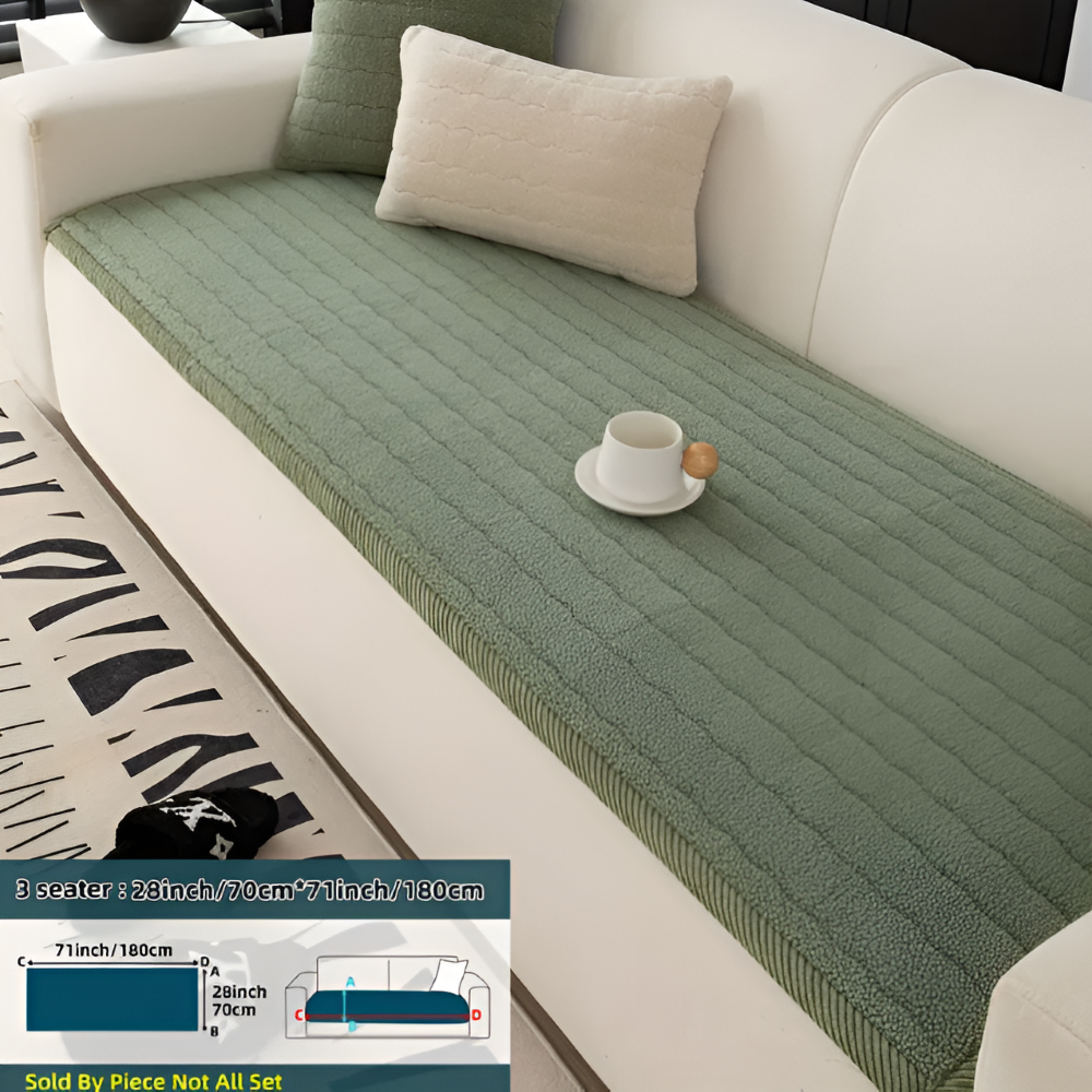PolyesPlush - Zacht, Antislip en Huisdiervriendelijk Sofa Cover