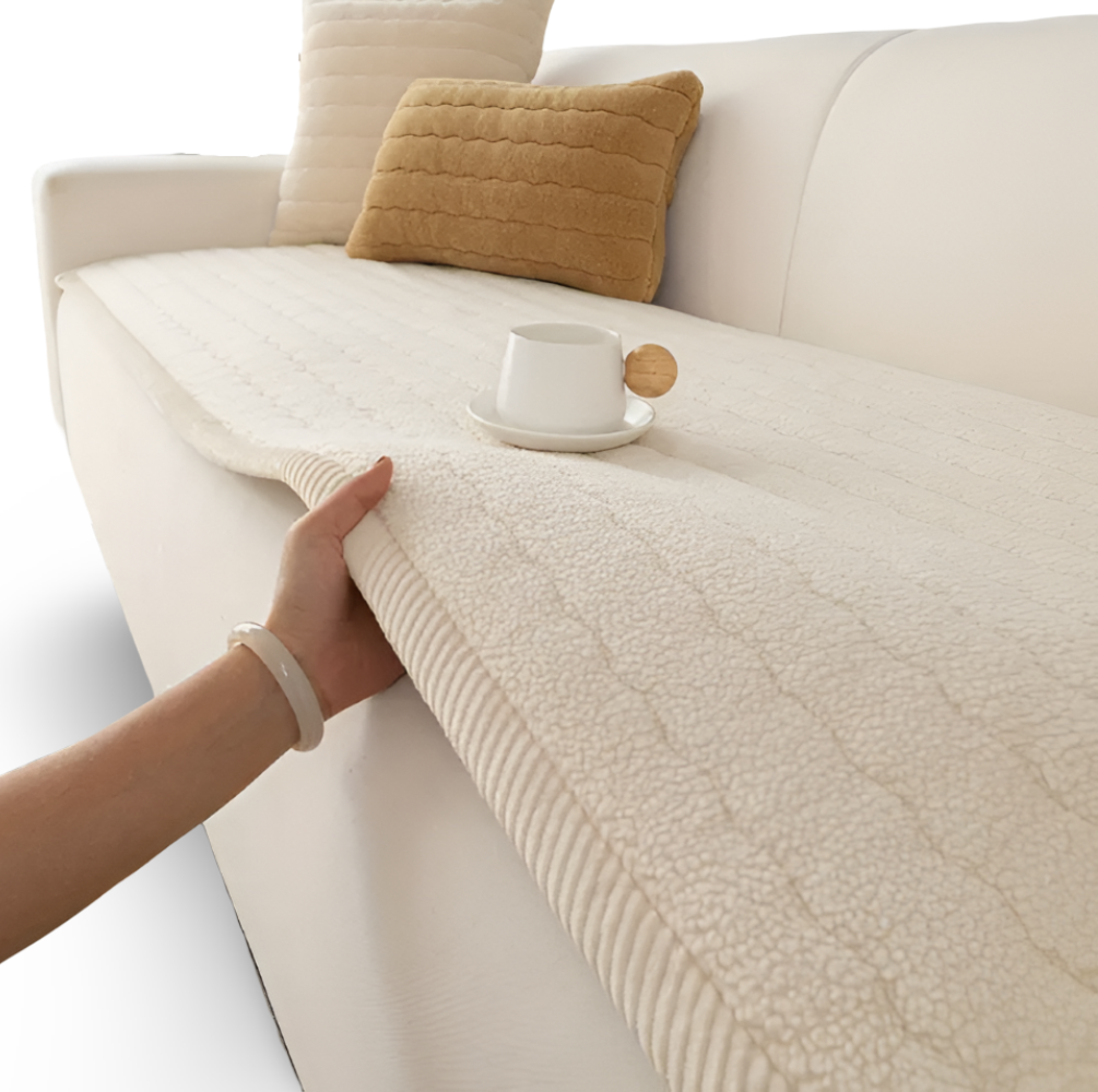 PolyesPlush - Zacht, Antislip en Huisdiervriendelijk Sofa Cover