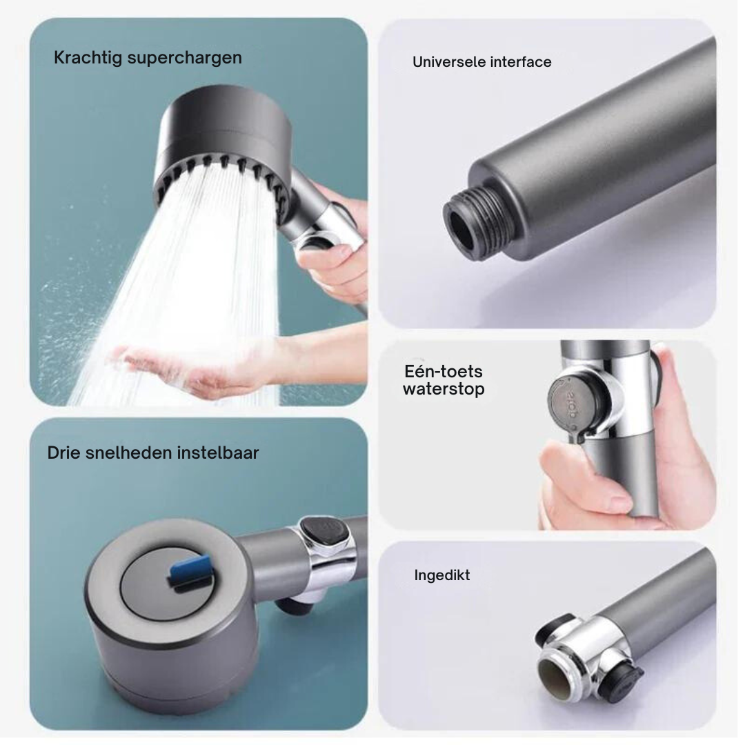PureSpray | Ervaar een luxe douche zonder de schuld van hoge energierekeningen