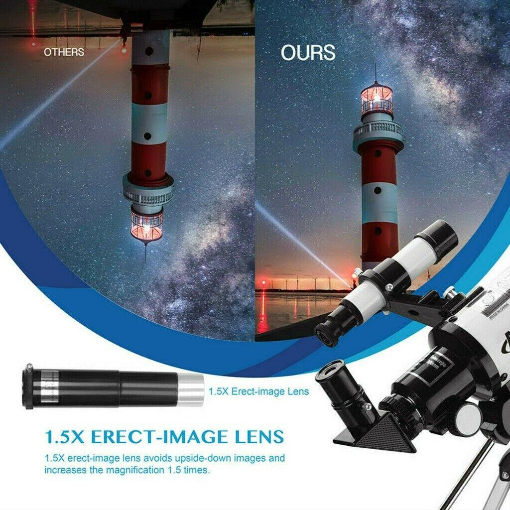 Professionele Telescoop 300/70mm | Draagbare Refractor Sterrenkijk Telescoop met Statief en Smartphone Adapter