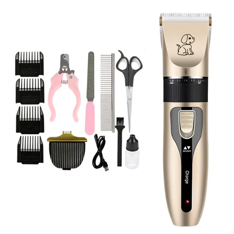 QuietClip Pro Honden- en Kattenknippers | Stille Dierenverzorgingsschaar met Langdurige Batterij en Precisiebladen