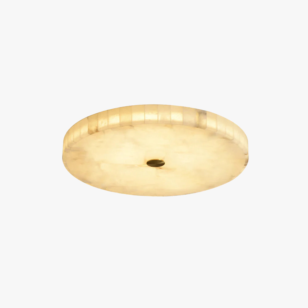 Delya Ronde Alabaster Plafondlamp