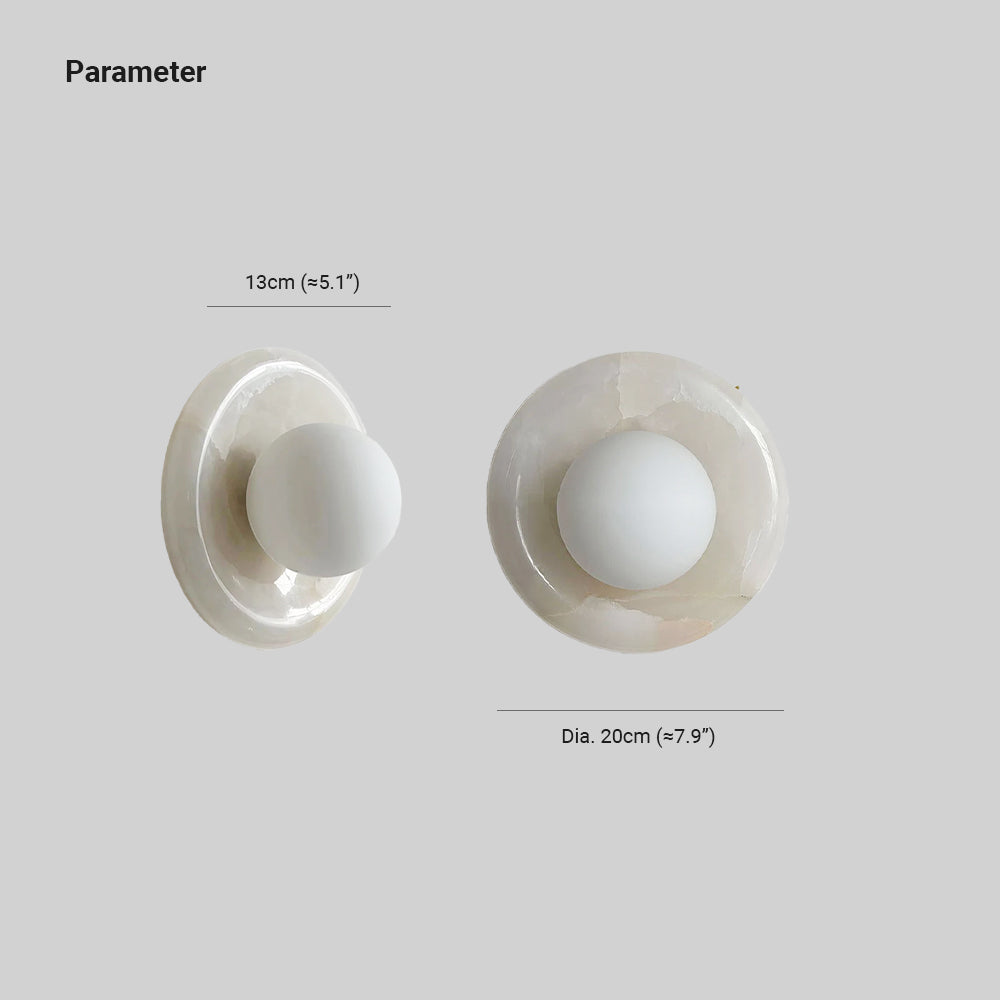 Hako Wandlamp Binnen in Marmer