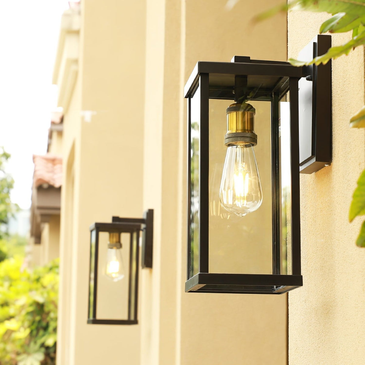 Retro Radenko Glas Buiten Wandlamp