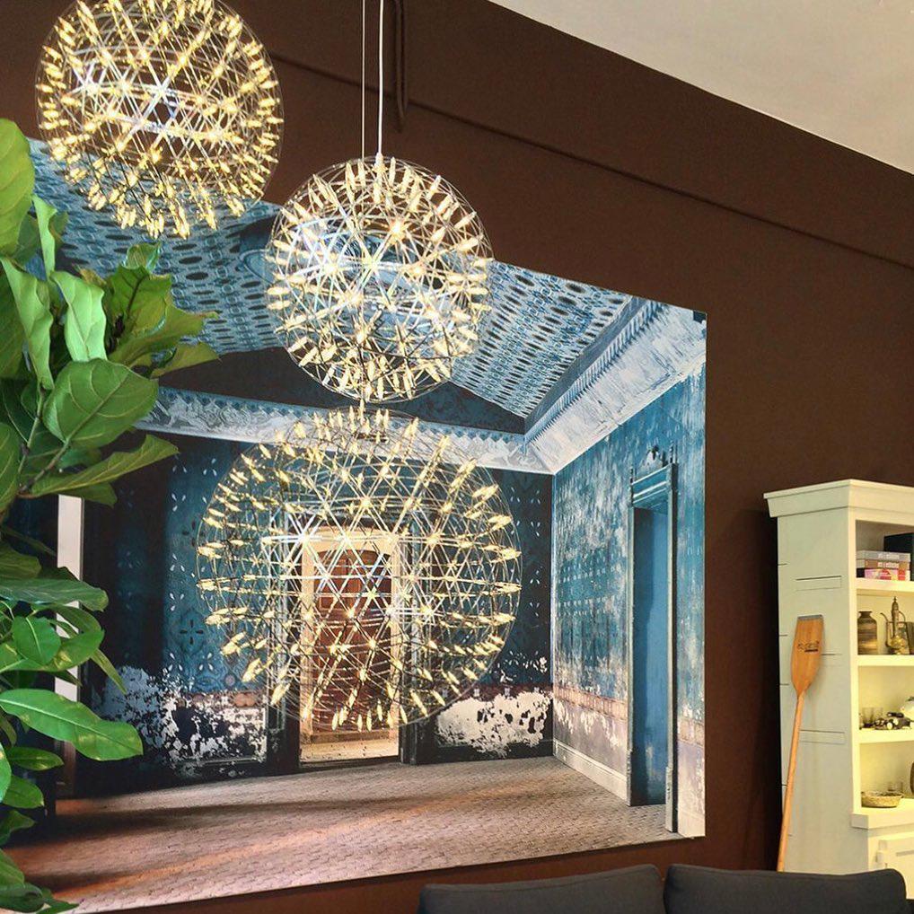 Ivthayra Luxe Postmoderne Gouden Bol Hanglamp