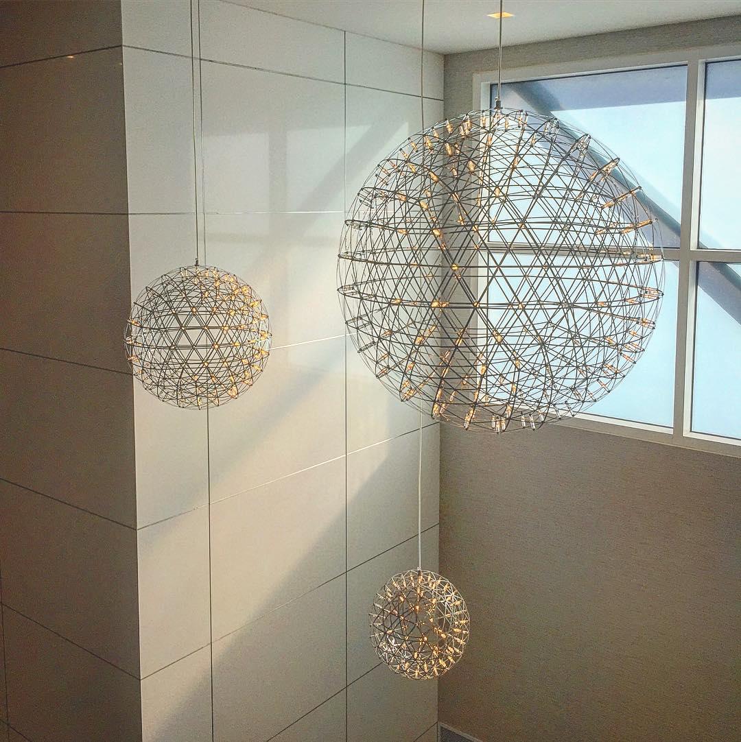 Ivthayra Luxe Postmoderne Gouden Bol Hanglamp