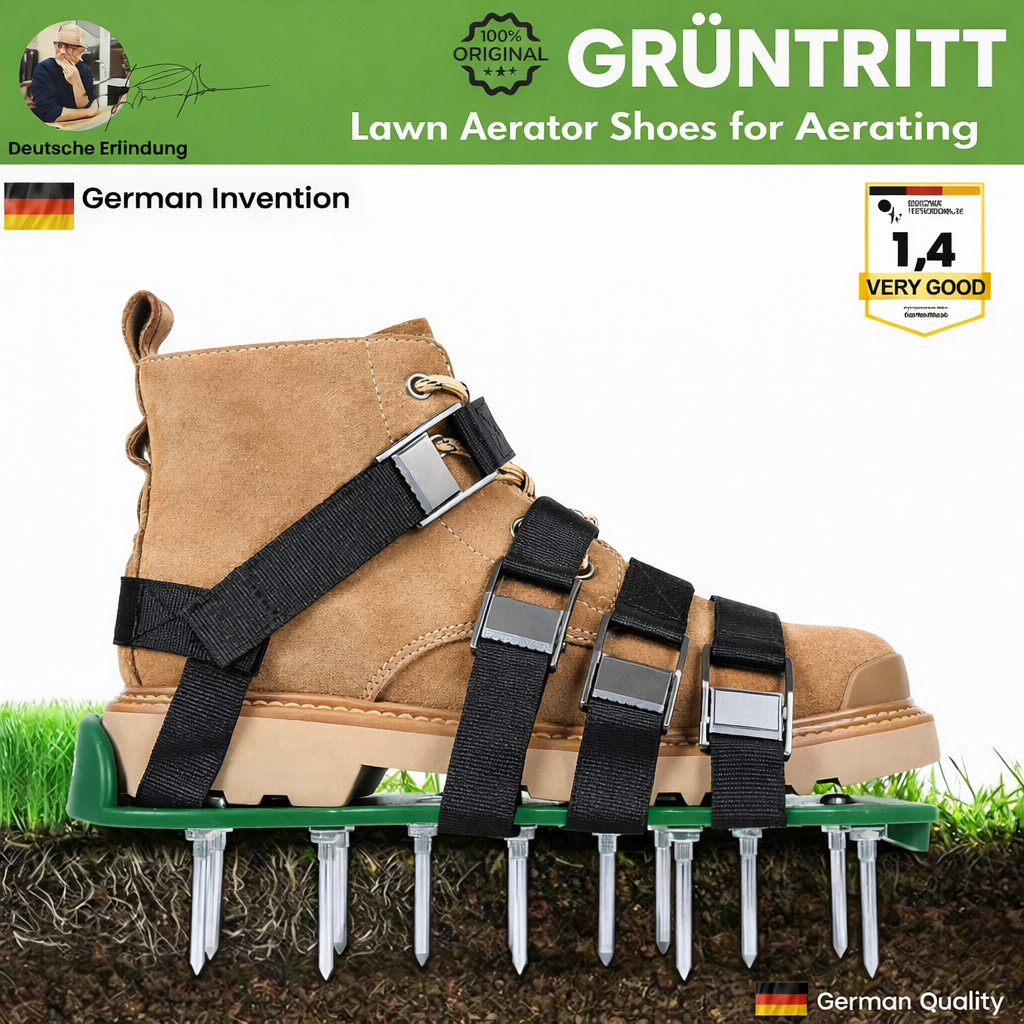 Grondbeluchterschoenen | Grond beluchten tijdens het lopen | Spike-harnasysteem | Groenstap