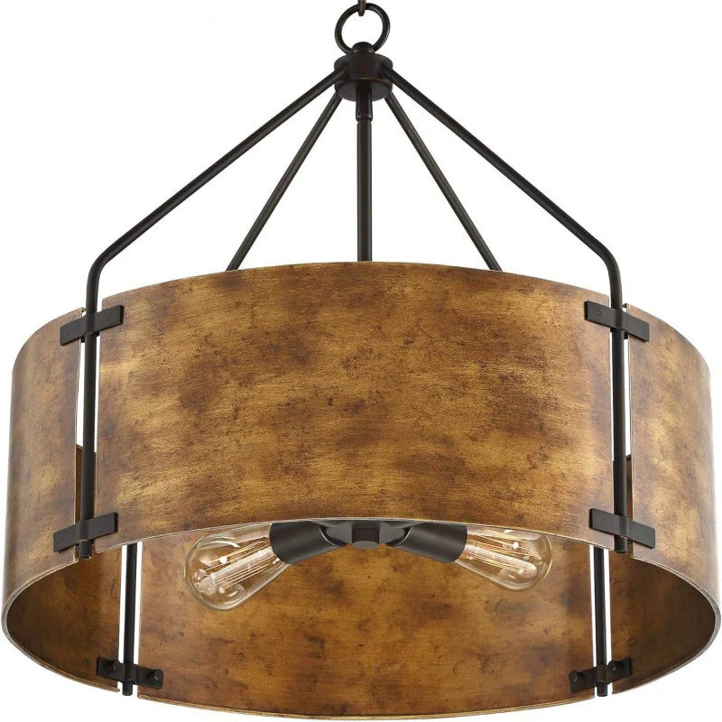 Ethan Retro Industrieel Bronzen Drum Hanglamp