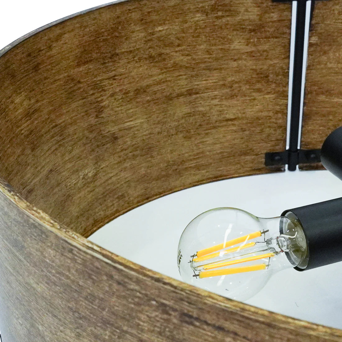 Ethan Retro Industrieel Bronzen Drum Hanglamp