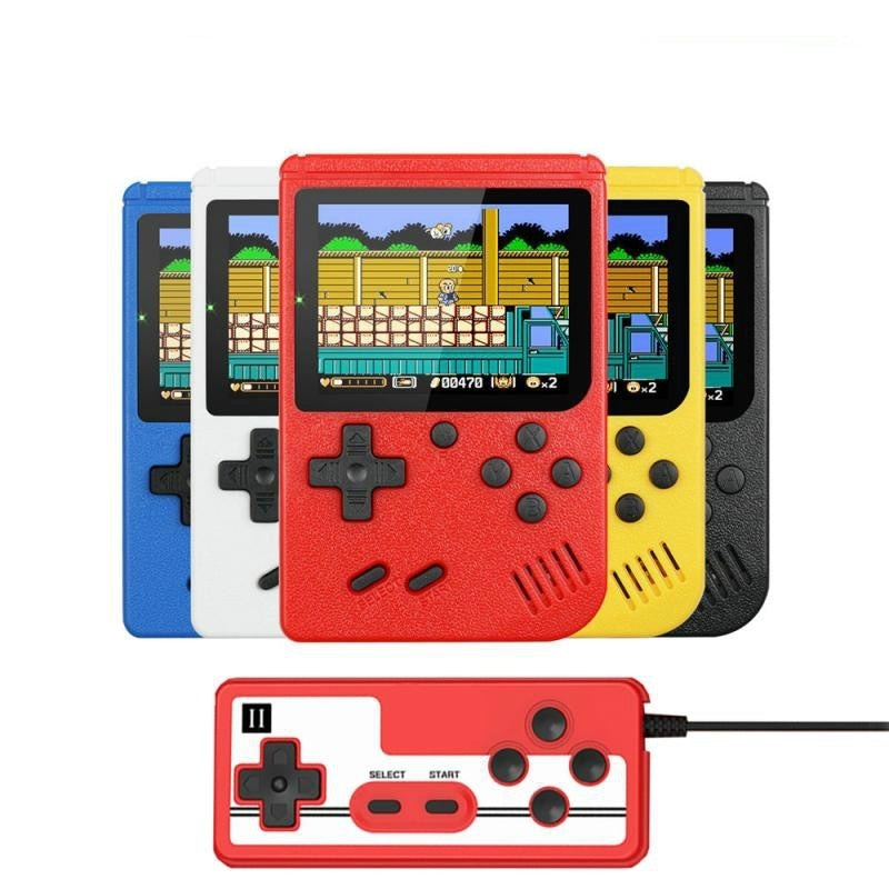 RetroPlay Draagbare Console – Draagbaar Spelapparaat met 400 Ingebouwde Klassieke Spellen voor Eindeloos Plezier