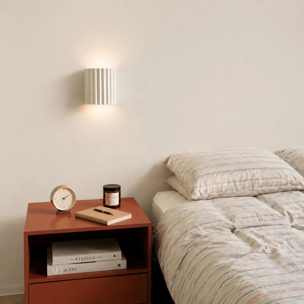 Rhea Hars Geribbelde Wandlamp