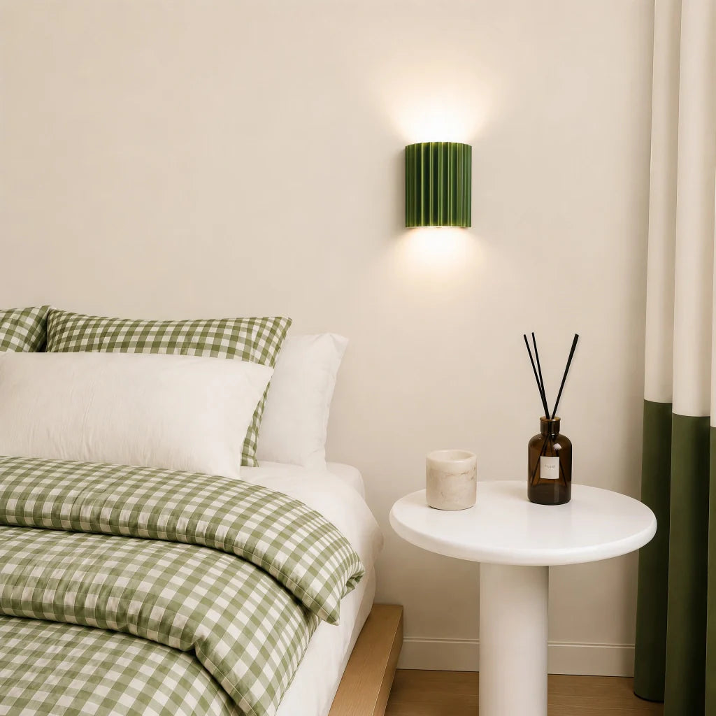 Rhea Hars Geribbelde Wandlamp