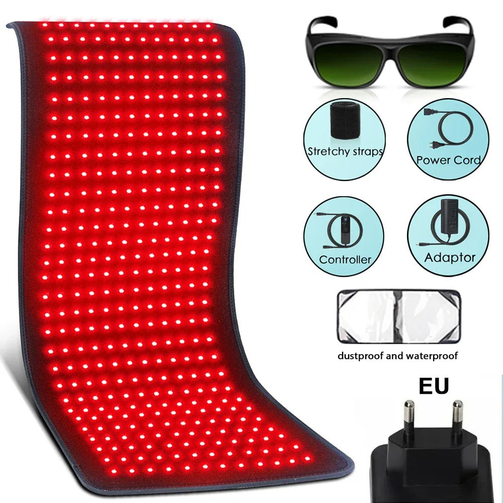 Roodlichttherapie - roodlichtmat met 360 LED-lampen