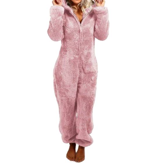 Fleece jumpsuit dames
