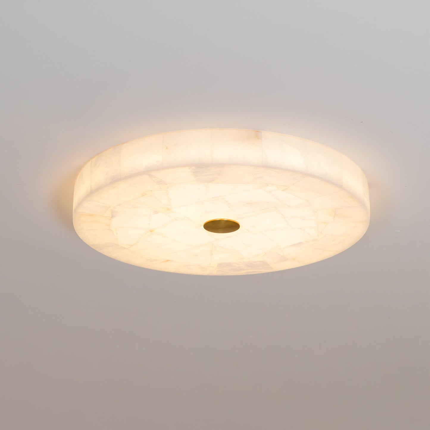 Delya Plafondlamp Alabaster LED Rond