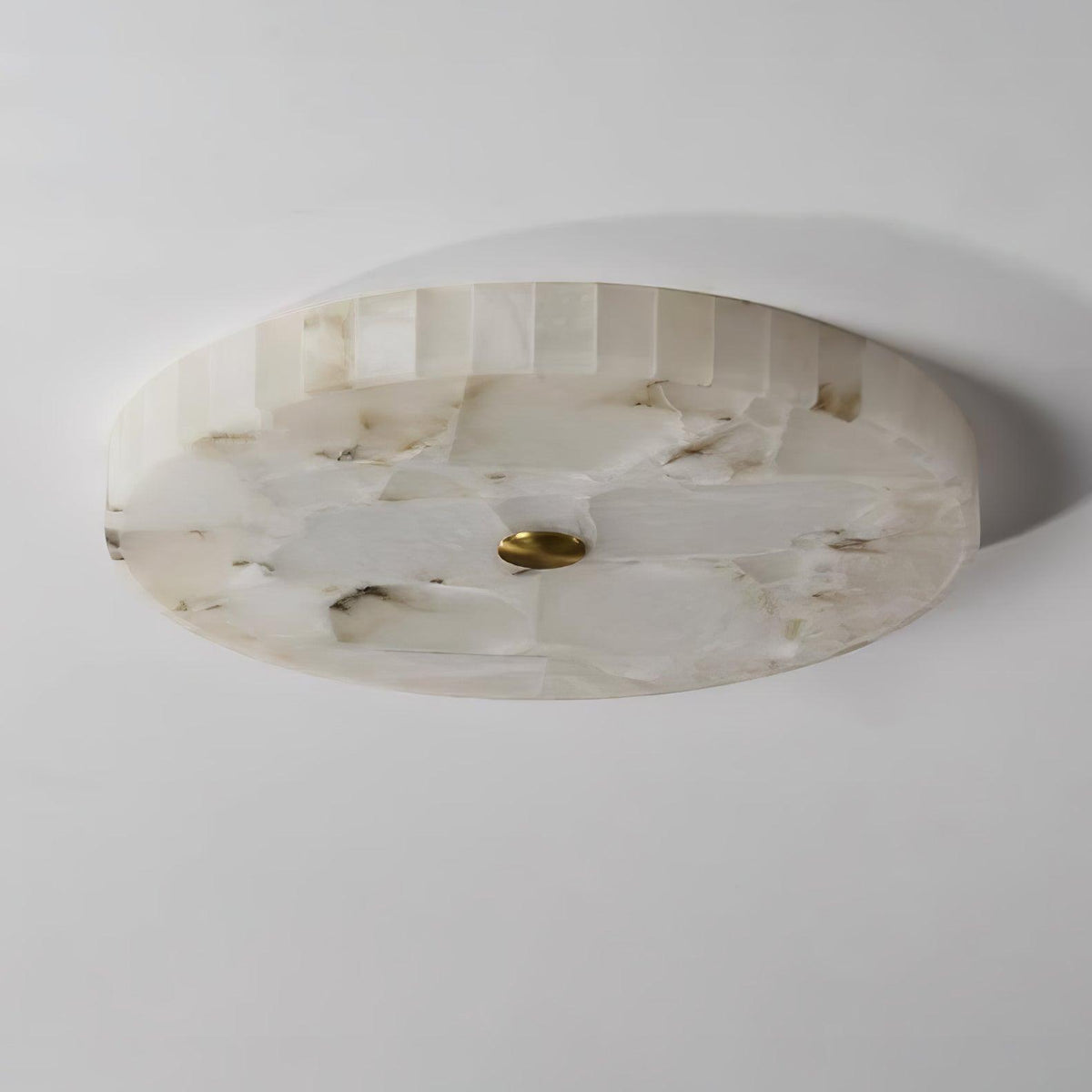 Delya Ronde Alabaster Plafondlamp