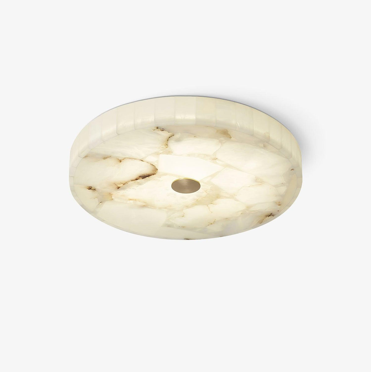 Delya Ronde Alabaster Plafondlamp