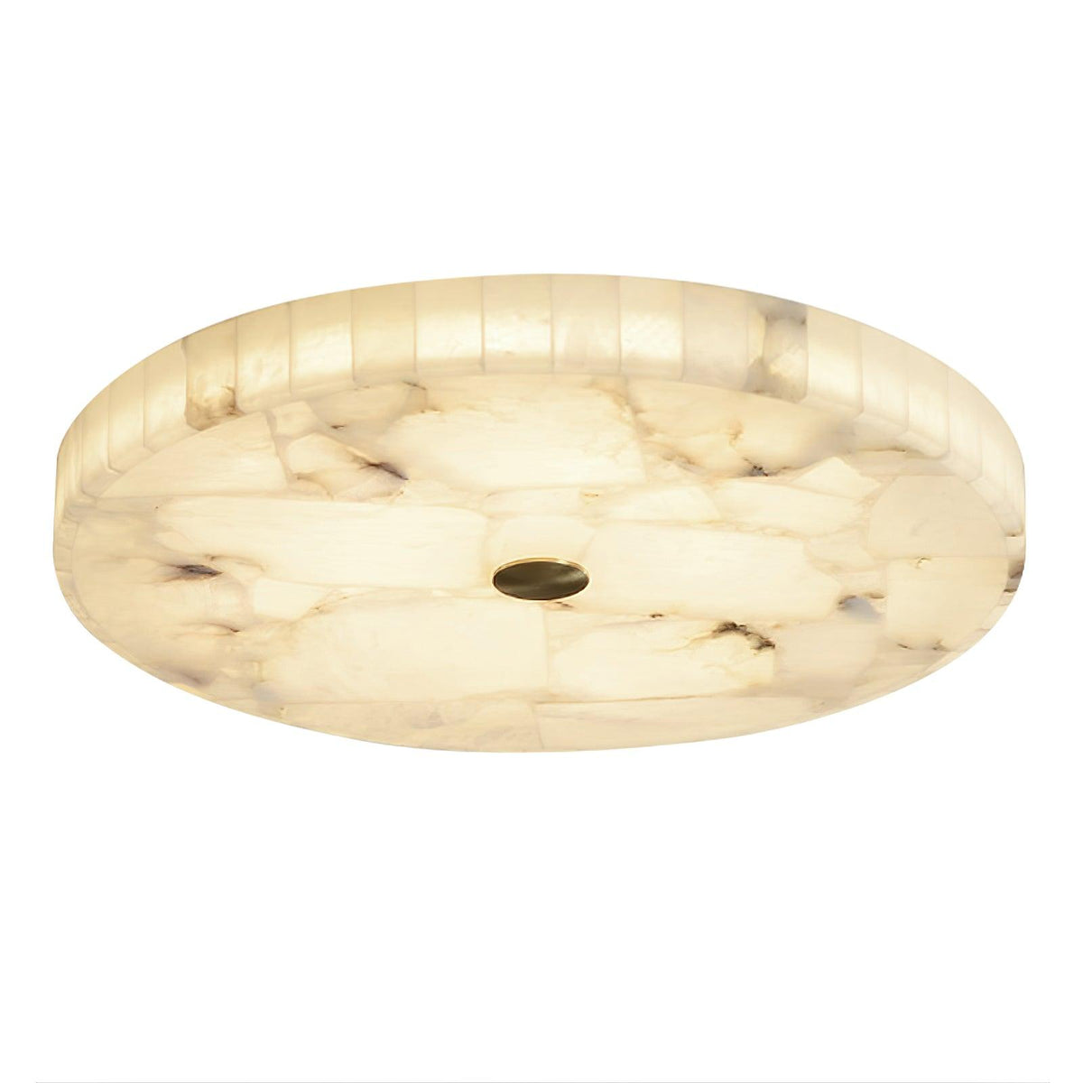Delya Ronde Alabaster Plafondlamp