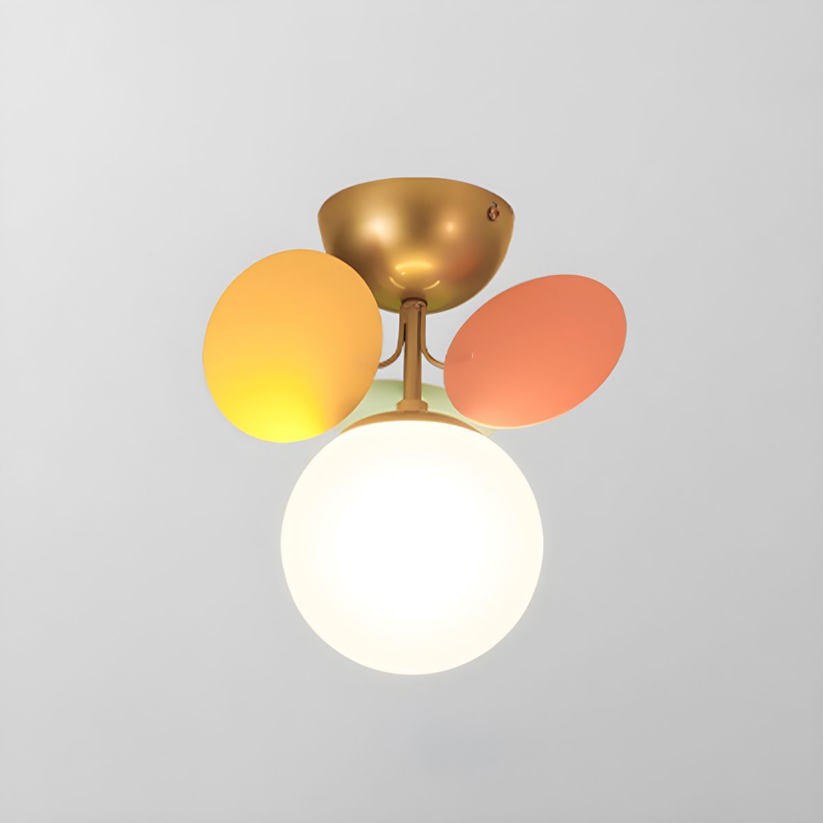 Solara Rond Plafondlamp Macaron in Pastelkleuren