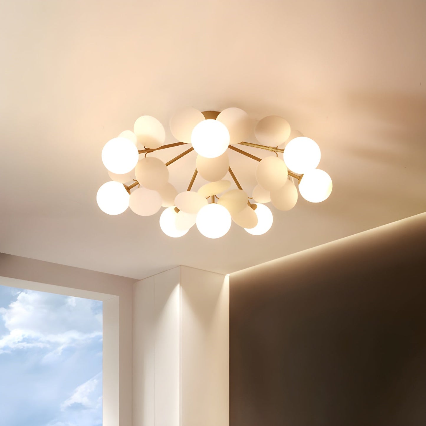 Solara Rond Plafondlamp Macaron in Pastelkleuren