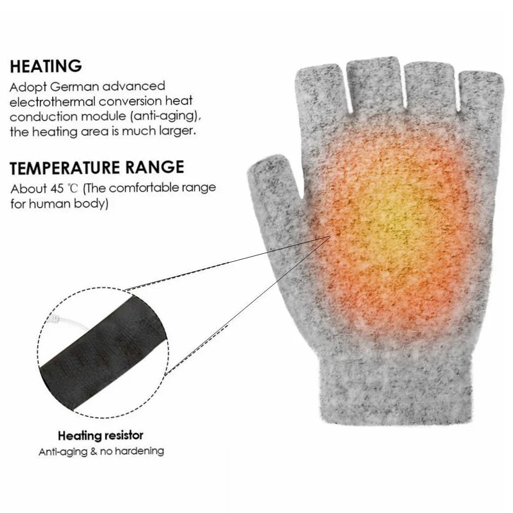 USB oplaadbare warme Wave verwarmde handschoenen