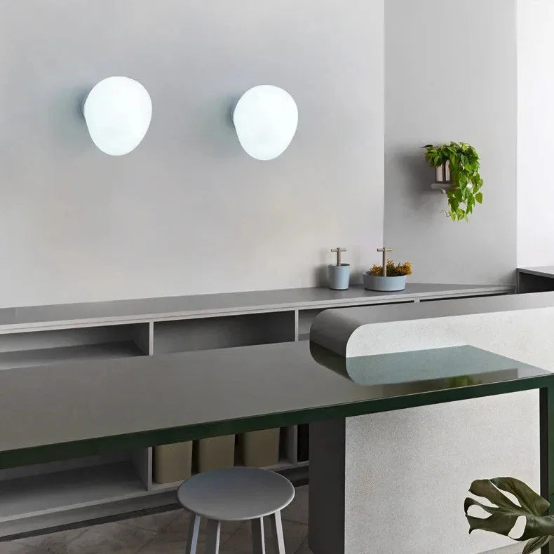 Abby Glazen Ei Wandlamp