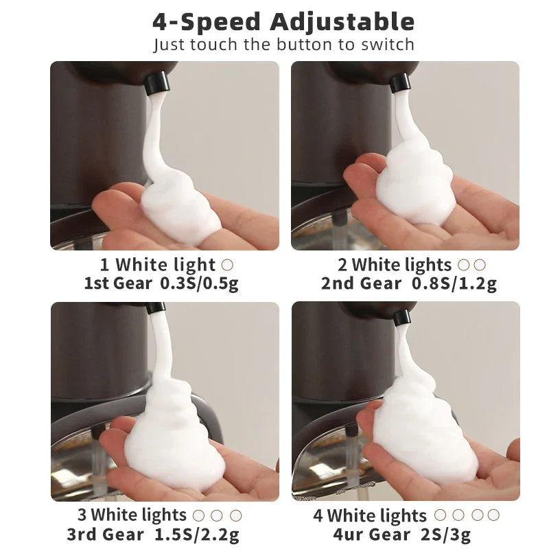 Automatische Zeepdispenser Foamello | Wandmontage | 500 ml | Oplaadbaar & contactloos | Sensorgestuurde schuimfunctie