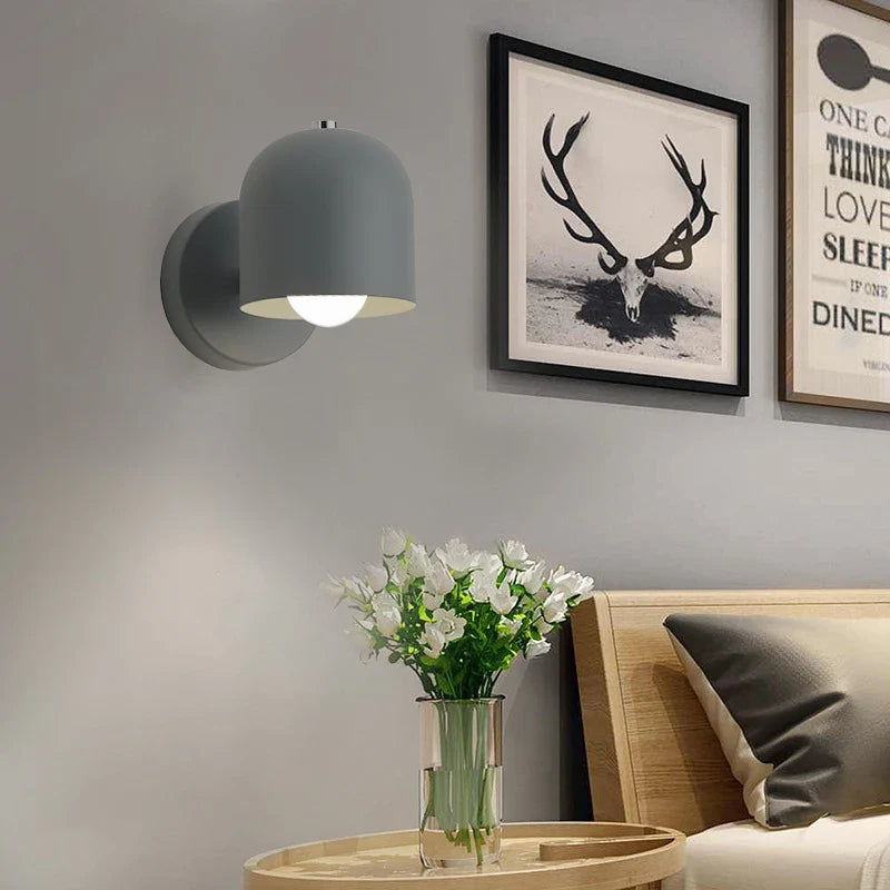 Moderne Macaron Aisle Minimalistische Wandlamp