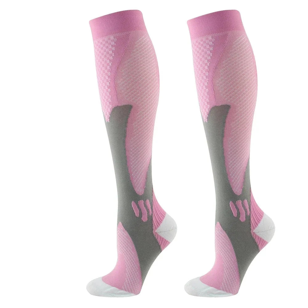 Grip Compressiesokken | Superieure ondersteuning voor hardlopen, yoga en dagelijkse activiteiten.