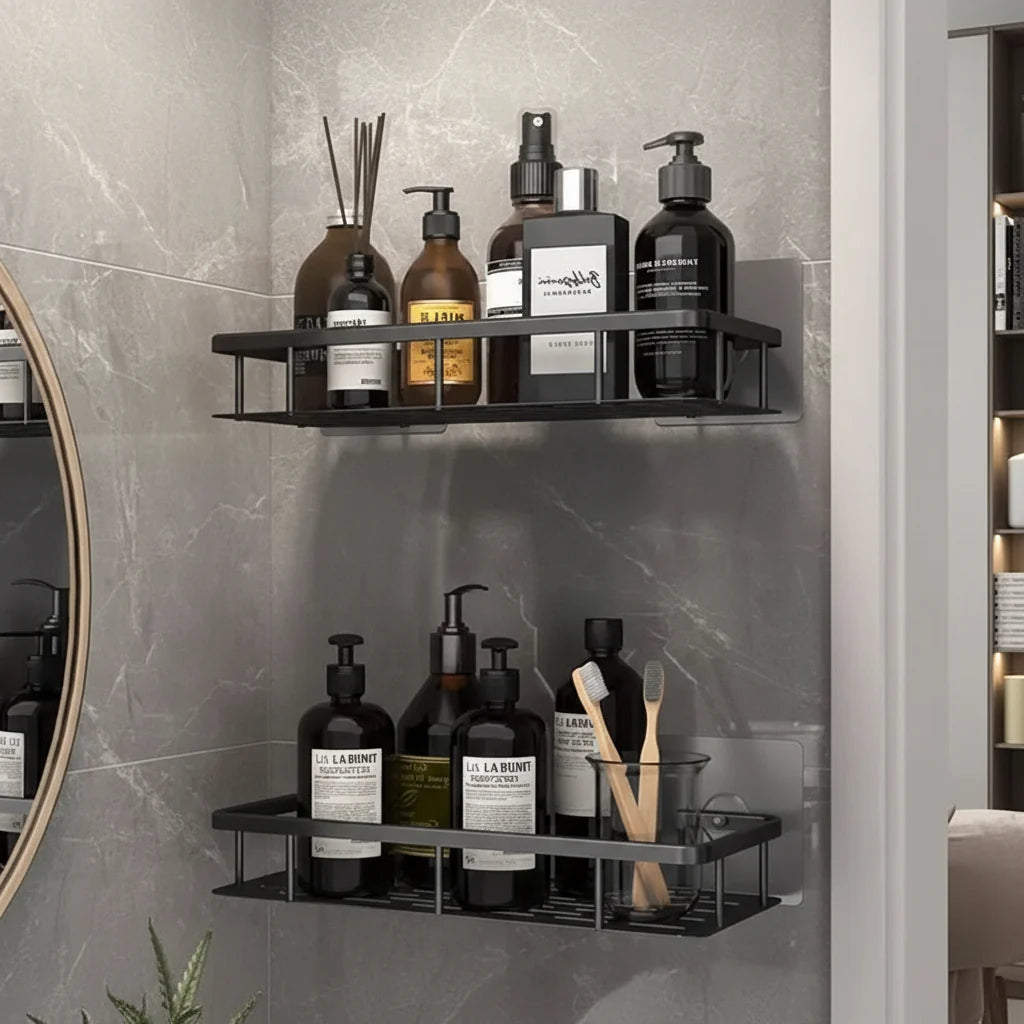 NordicShelf Plank voor de Badkamer – Boorgatvrij & Stijlvol voor Elke Badkamer