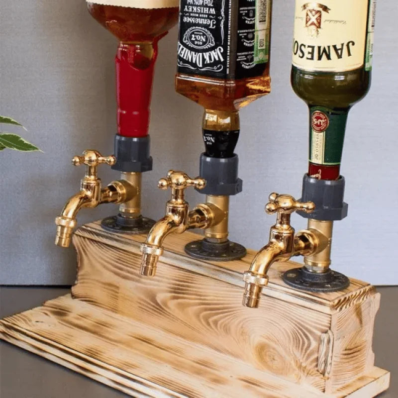 Houten Drankdispenser - Luxueus en Functioneel