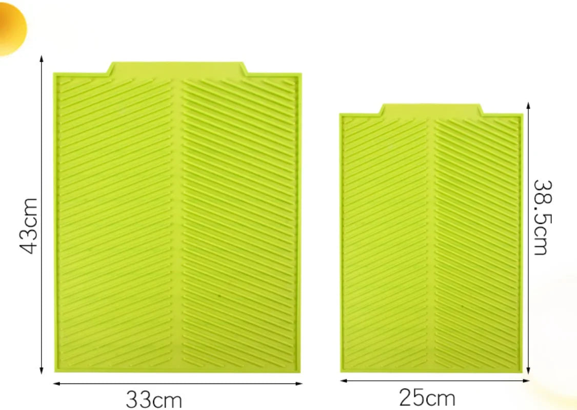 Silidro Siliconen Druipmat Keuken | Antislip & Hittebestendig | Droogmat voor Servies, Pannen & Glazen | Flexibel & Onderhoudsvriendelijk