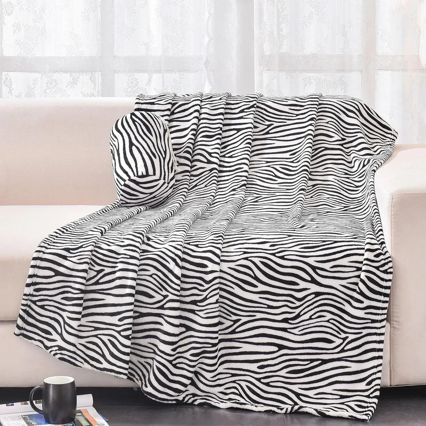 Fleece Deken LeoLuxe | Luipaardpatroon | Superzacht & Knus | Flanel
