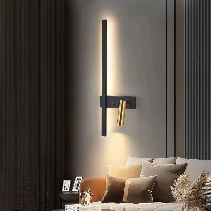 Noordse LED Wandlamp