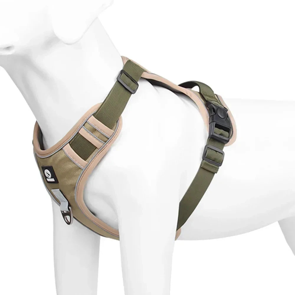 LuxPaw | Reflecterend no-pull harnas met superieur comfort en ademend vermogen