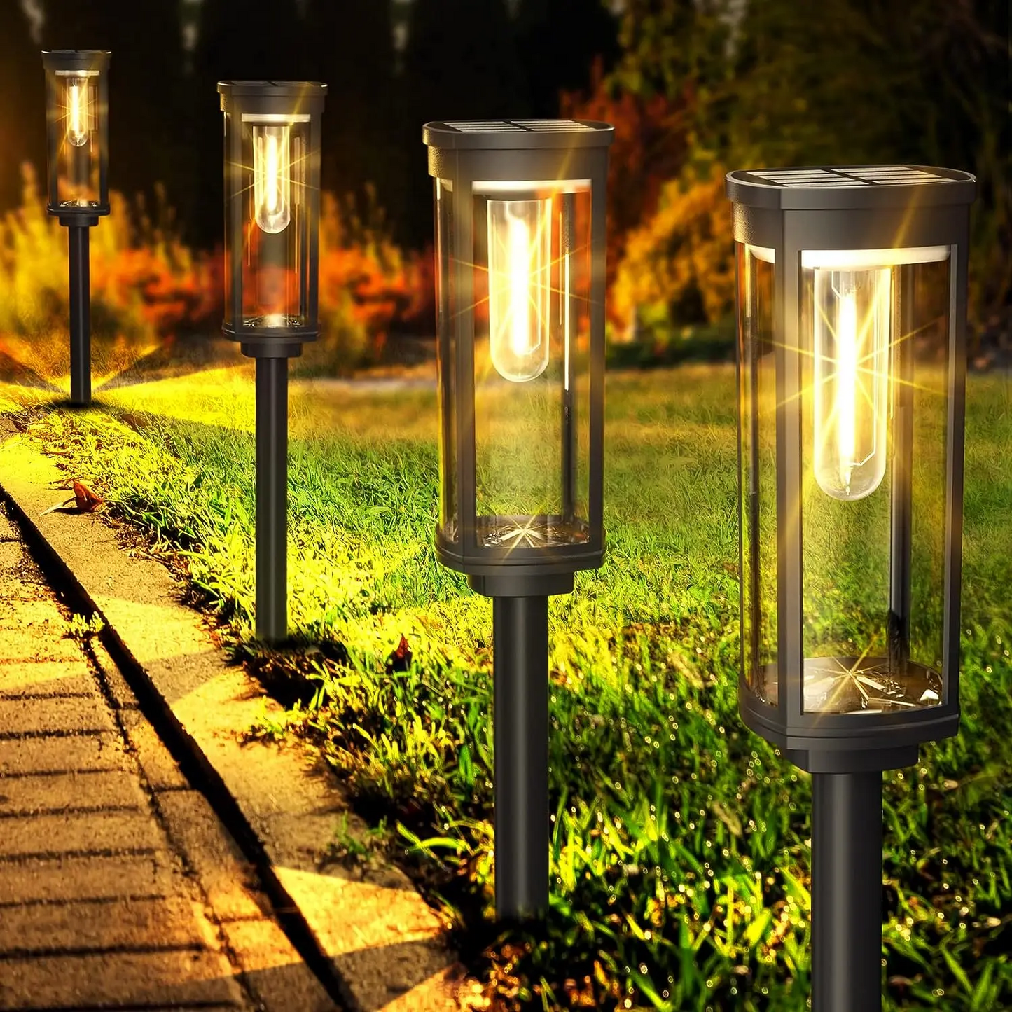 Zonne-Gartenlamp met warm LED-licht – Weerbestendig aluminiumdesign | Brehn