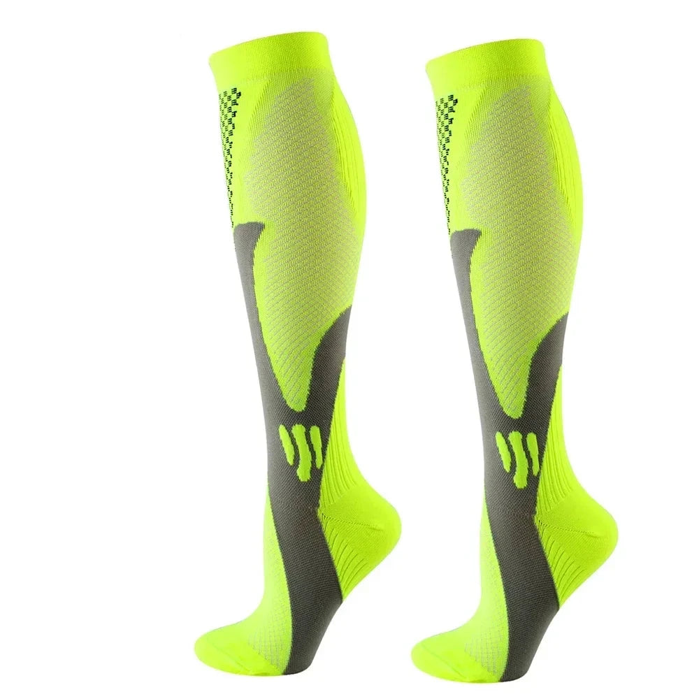 Grip Compressiesokken | Superieure ondersteuning voor hardlopen, yoga en dagelijkse activiteiten.