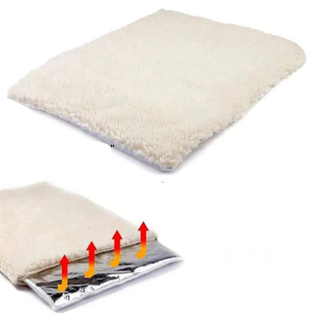 Pet Cozy Warmtekussen | Ideaal voor koude winterdagen Zelfverwarmende mat ontworpen om huisdieren warm en ontspannen te houden.