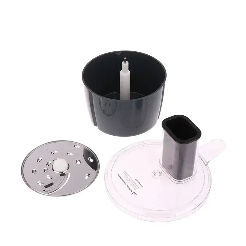 MixWerk Thermomix Snijset voor TM6 & TM5 | Groentesnijder & Kaasschaaf | Snijopzetstuk voor Radijs & Zoete Aardappelen | Accessoire met Container