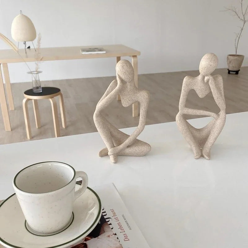 Minimalistische decoratie met abstract patroon